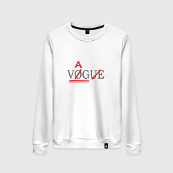 Свитшот хлопковый женский VAG not VOGUE, цвет: белый