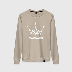 Женский свитшот Mamamoo white logo