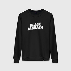 Свитшот хлопковый женский Black Sabbath Paranoid, цвет: черный