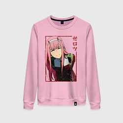 Женский свитшот Zero Two anime girl