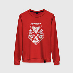 Свитшот хлопковый женский X-COM vigilo confido, цвет: красный