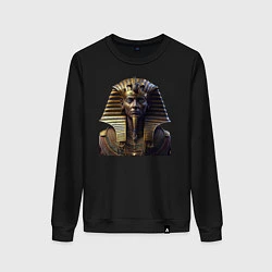 Свитшот хлопковый женский Египетский фараон, цвет: черный