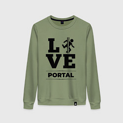 Женский свитшот Portal love classic