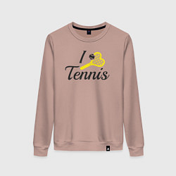 Женский свитшот Love tennis