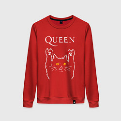 Женский свитшот Queen rock cat