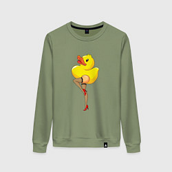 Женский свитшот Эротичная утка