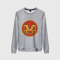 Свитшот хлопковый женский Ареваки Total War: Rome II, цвет: меланж