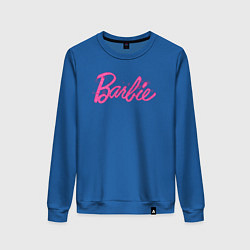 Женский свитшот Блестящий логотип Барби