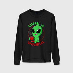 Женский свитшот Coffee is universal