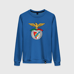 Свитшот хлопковый женский Benfica club, цвет: синий