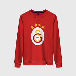 Свитшот хлопковый женский Galatasaray fc sport, цвет: красный