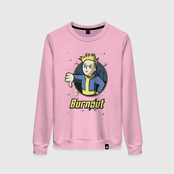 Женский свитшот Burnout - vault boy