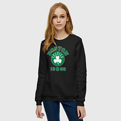 Свитшот хлопковый женский Boston Celtics 1986, цвет: черный — фото 2