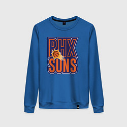 Свитшот хлопковый женский Phx Suns, цвет: синий