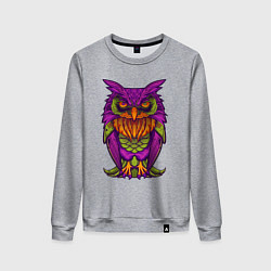 Женский свитшот Purple owl