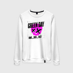 Женский свитшот Green Day uno dos tre