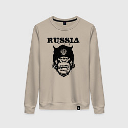 Женский свитшот Russian gorilla