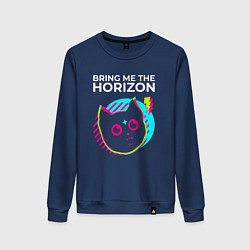 Женский свитшот Bring Me the Horizon rock star cat