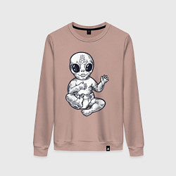 Женский свитшот Baby alien