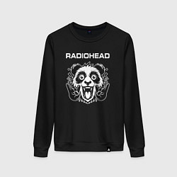 Женский свитшот Radiohead rock panda