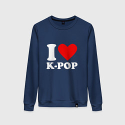 Женский свитшот Я люблю k-pop