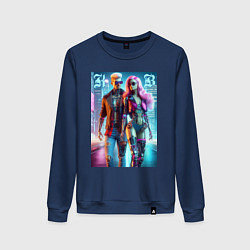 Женский свитшот Ken and Barbie - cyberpunk fantasy