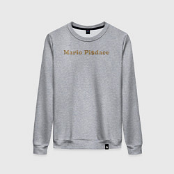 Свитшот хлопковый женский Mario Pisdace, цвет: меланж