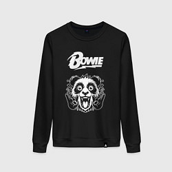 Женский свитшот David Bowie rock panda