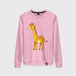 Женский свитшот Добрый жираф