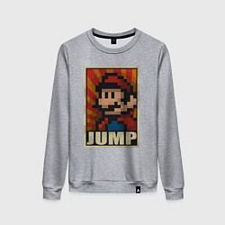 Женский свитшот Jump Mario