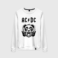 Женский свитшот AC DC - rock panda