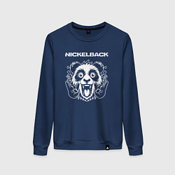 Женский свитшот Nickelback rock panda