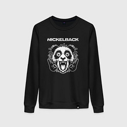 Женский свитшот Nickelback rock panda