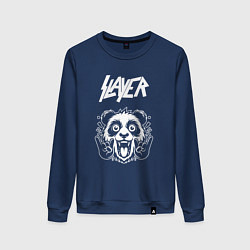 Женский свитшот Slayer rock panda