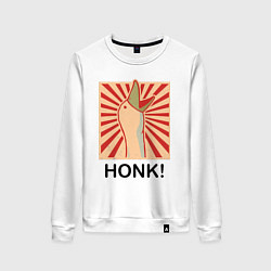 Женский свитшот Гусь honk