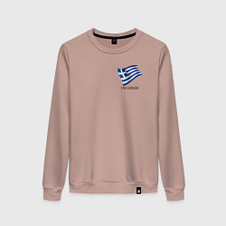 Женский свитшот Im Greek - motto