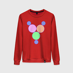 Женский свитшот Окружности матрешки