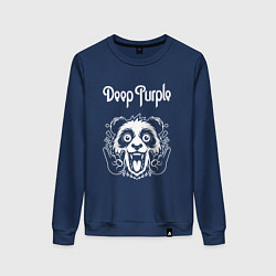 Женский свитшот Deep Purple rock panda