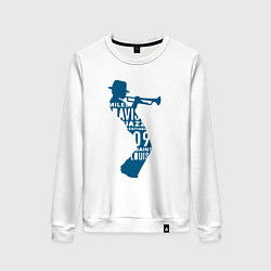 Женский свитшот Miles Davis jazz