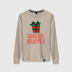 Женский свитшот Gangsta wrapper