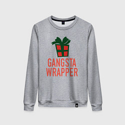 Женский свитшот Gangsta wrapper