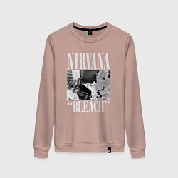 Женский свитшот Nirvana bleach black album