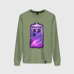 Женский свитшот Violet tardis