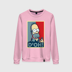 Женский свитшот Homer with donut