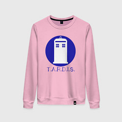 Женский свитшот Blue tardis