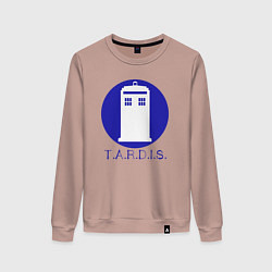 Женский свитшот Blue tardis