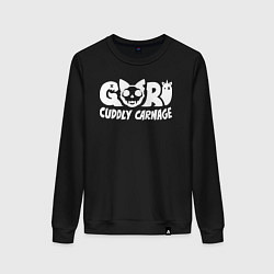 Женский свитшот Goro cuddly carnage logotype