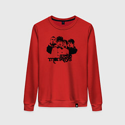 Свитшот хлопковый женский Arctic Monkeys band, цвет: красный