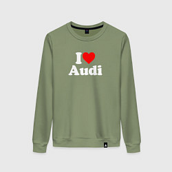 Женский свитшот I love Audi