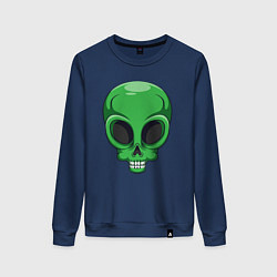 Женский свитшот Green skeletor